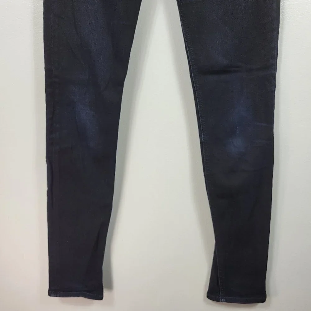 30. Rag & Bone Women Black Midrise Skinny Ankle Denim Jeans Size 26